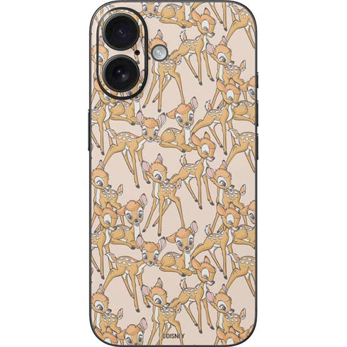 Disney Bambi Character Pattern iPhone 16 Skin