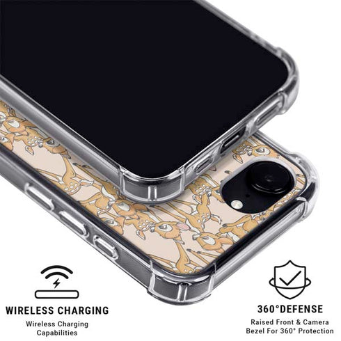 Disney Bambi Character Pattern iPhone 16e MagSafe Case