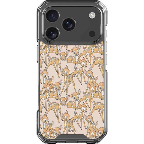 Disney Bambi Character Pattern iPhone 18 Pro Clear Case