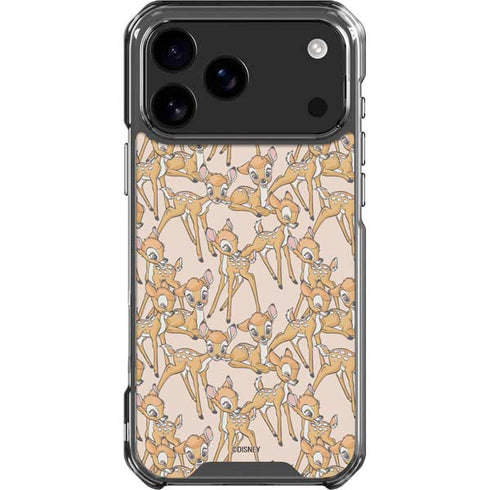 Disney Bambi Character Pattern iPhone 18 Pro Max Clear Case