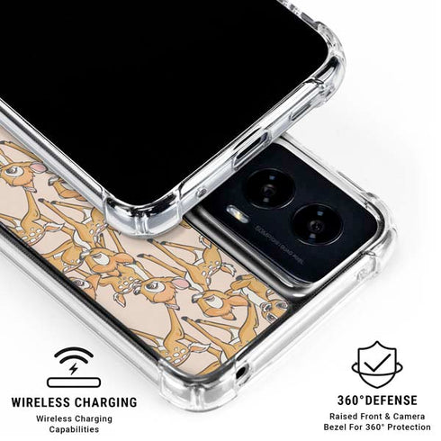 Disney Bambi Character Pattern Moto G Power 5G (2024) Clear Case