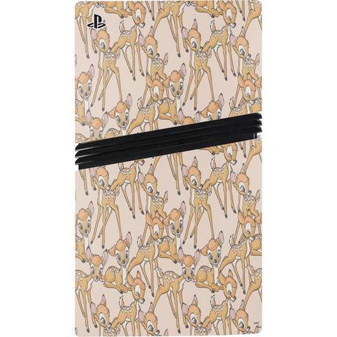 Disney Bambi Character Pattern PS5 Pro Disk Bundle Skin