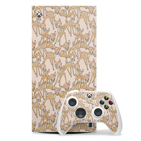 Disney Bambi Character Pattern Xbox Series X Skins