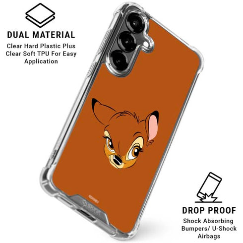 Disney Bambi Portrait Galaxy S26 Plus Clear Case
