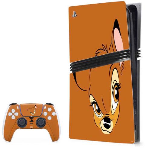 Disney Bambi Portrait PS5 Pro Bundle Skin