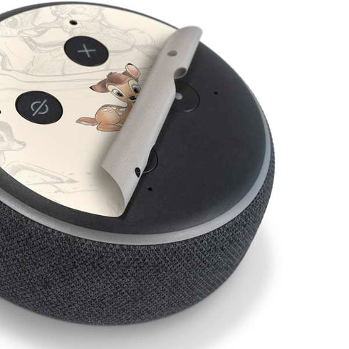 Disney Bambi Sketched Portrait Amazon Echo Dot Skin