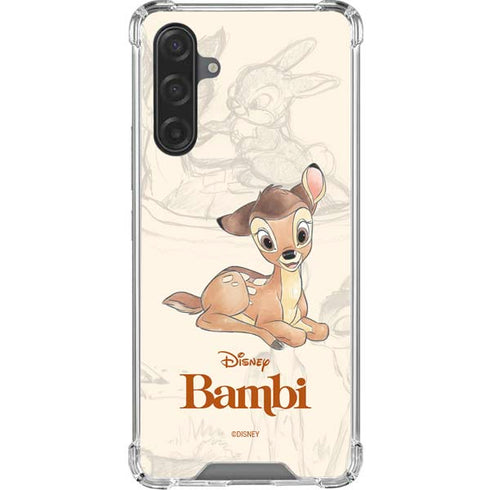 Disney Bambi Sketched Portrait Galaxy A17 Clear Case