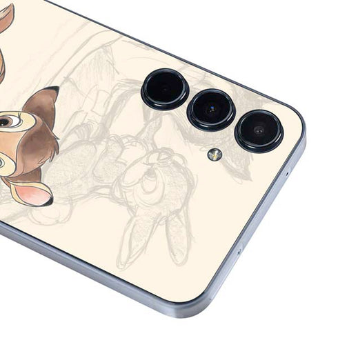 Disney Bambi Sketched Portrait Galaxy A36 5G Skin