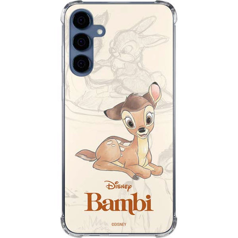 Disney Bambi Sketched Portrait Galaxy A55 5G Clear Case