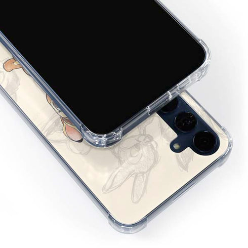 Disney Bambi Sketched Portrait Galaxy A55 5G Clear Case