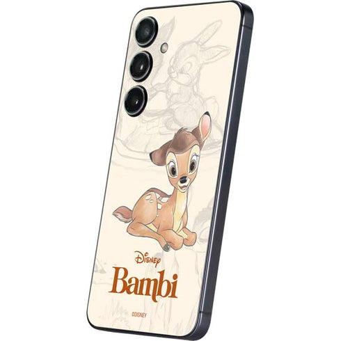 Disney Bambi Sketched Portrait Galaxy S25 Plus Skin