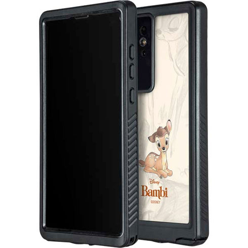 Disney Bambi Sketched Portrait Galaxy S24 Ultra Waterproof Case