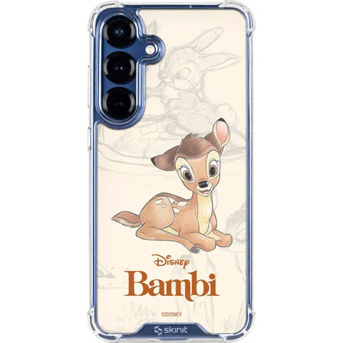 Disney Bambi Sketched Portrait Galaxy S25 Clear Case