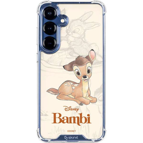 Disney Bambi Sketched Portrait Galaxy S25 FE Clear Case