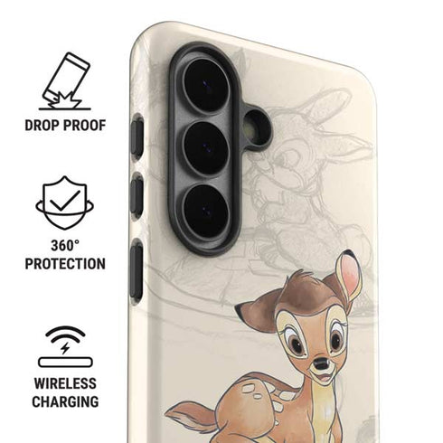 Disney Bambi Sketched Portrait Galaxy S26 Impact Case