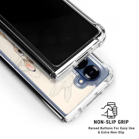 Disney Bambi Sketched Portrait Galaxy Z Fold6 Clear Case