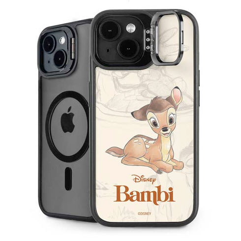 Disney Bambi Sketched Portrait iPhone 14 Plus Kickstand Case