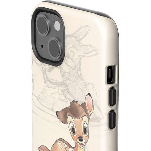 Disney Bambi Sketched Portrait iPhone 15 Impact Case