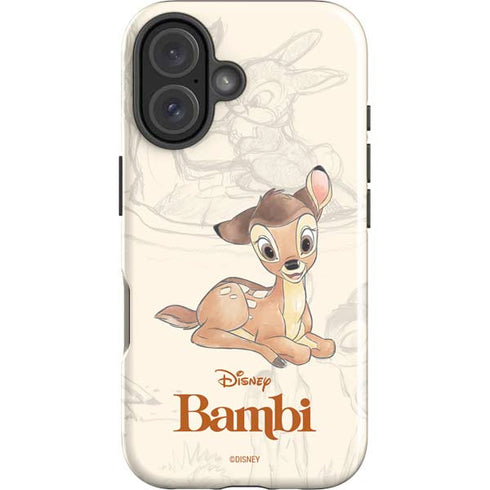 Disney Bambi Sketched Portrait iPhone 16 Impact Case