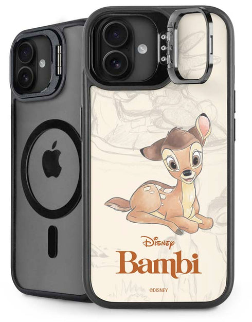 Disney Bambi Sketched Portrait iPhone 16 Plus Kickstand Case