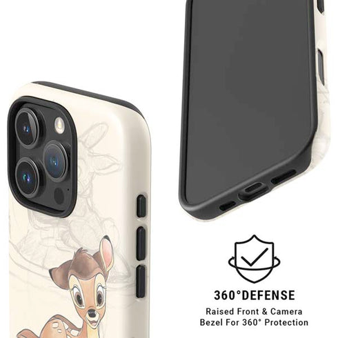 Disney Bambi Sketched Portrait iPhone 16 Pro Max Magsafe Impact Case