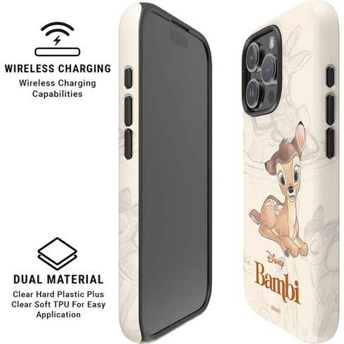 Disney Bambi Sketched Portrait iPhone 16 Pro Max Magsafe Impact Case