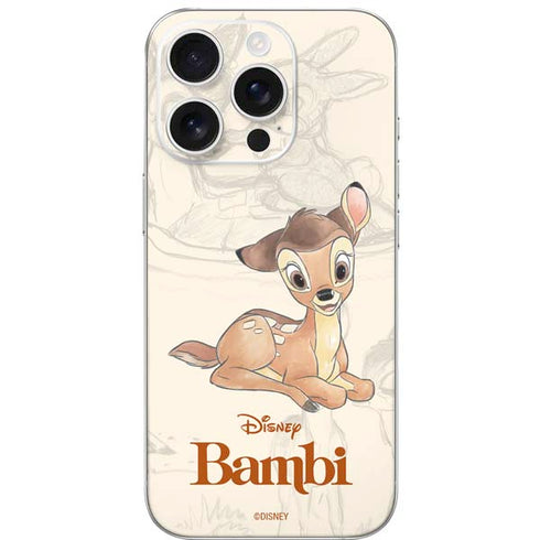 Disney Bambi Sketched Portrait iPhone 16 Pro Skin