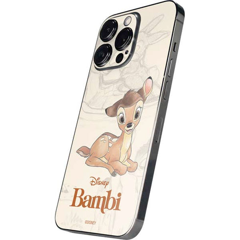 Disney Bambi Sketched Portrait iPhone 16 Pro Skin
