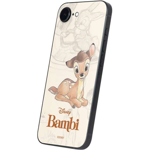 Disney Bambi Sketched Portrait iPhone 16e Skin