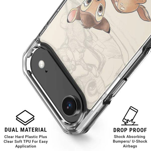 Disney Bambi Sketched Portrait iPhone 17 Air Clear Case