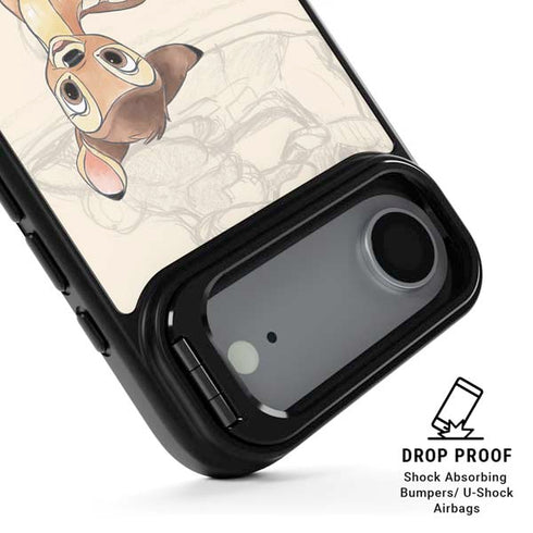 Disney Bambi Sketched Portrait iPhone 17 Air Kickstand Case
