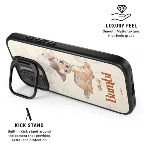 Disney Bambi Sketched Portrait iPhone 17 Kickstand Case