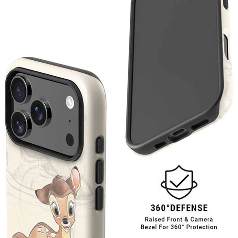Disney Bambi Sketched Portrait iPhone 17 Pro Max Magsafe Impact Case