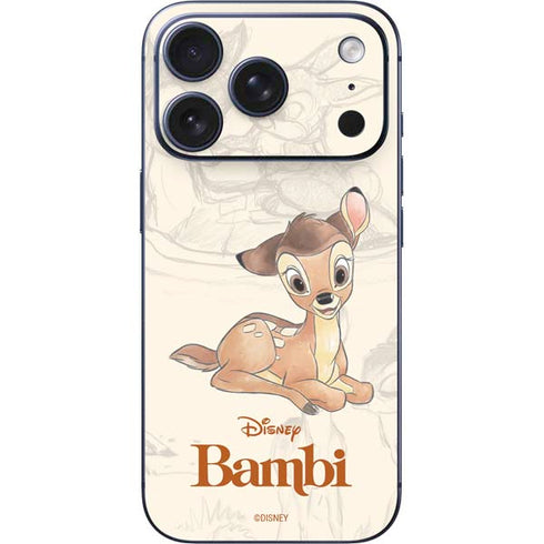 Disney Bambi Sketched Portrait iPhone 17 Pro Max Skin