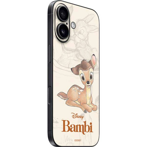 Disney Bambi Sketched Portrait iPhone 17 Skin