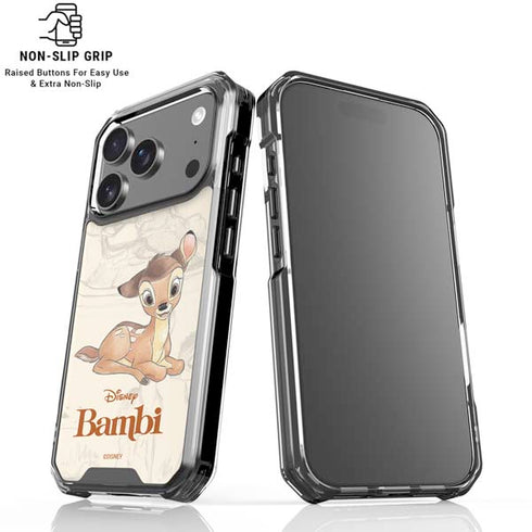 Disney Bambi Sketched Portrait iPhone 18 Pro Clear Case