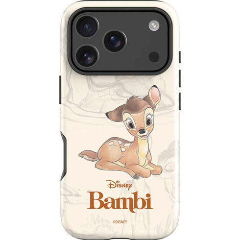 Disney Bambi Sketched Portrait iPhone 18 Pro Max Impact Case