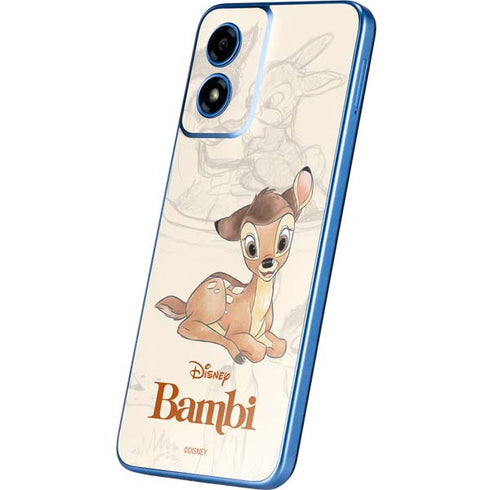 Disney Bambi Sketched Portrait Moto G Play 4G (2024) Skin