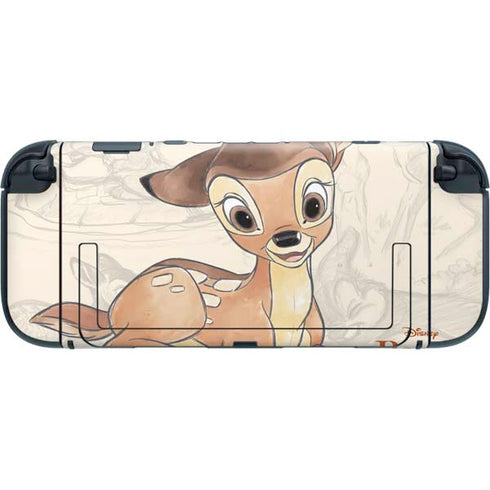 Disney Bambi Sketched Portrait Nintendo Switch 2 (2025) with Joy-Con Skin