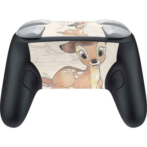 Disney Bambi Sketched Portrait Nintendo Switch 2 (2025) Pro Controller Skin