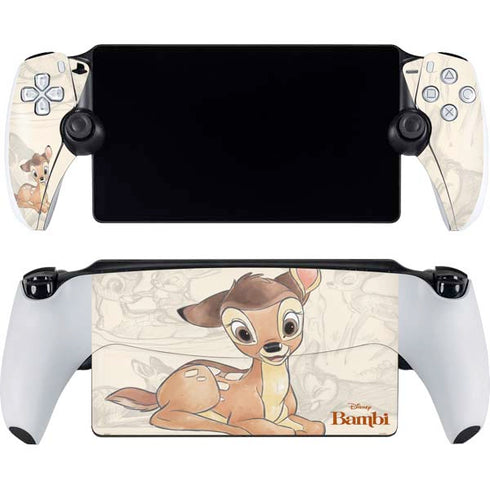 Disney Bambi Sketched Portrait PlayStation Portal Remote Player Skin