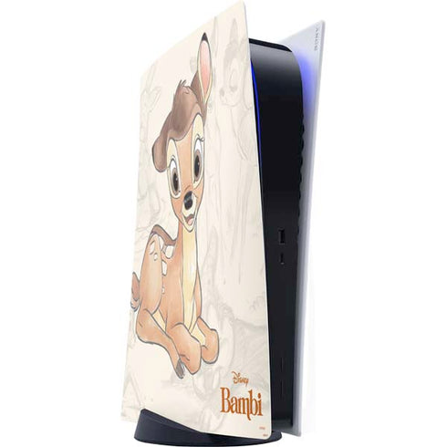 Disney Bambi Sketched Portrait PlayStation PS5 Skins