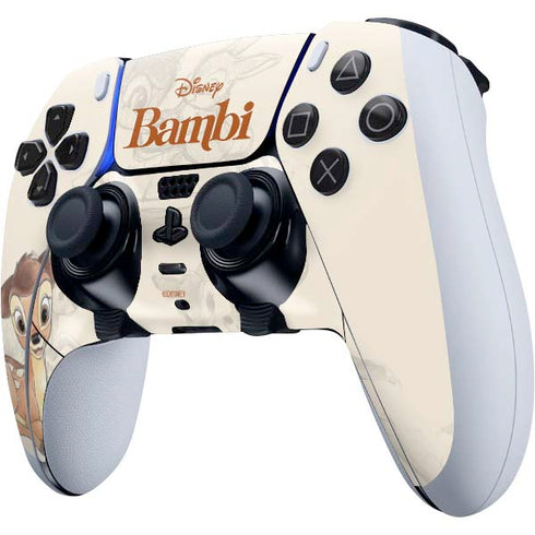 Disney Bambi Sketched Portrait PS5 DualSense Edge Pro Controller Skin