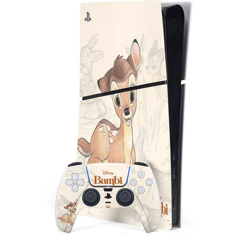 Disney Bambi Sketched Portrait PlayStation PS5 Skins