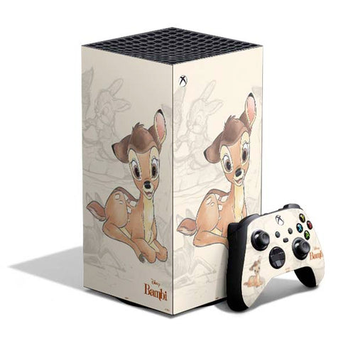 Disney Bambi Sketched Portrait XBox Series X Digital Edition Bundle Skin
