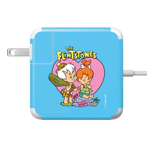 The Flinstones Bamm-Bamm and Pebbles 85W Power Adapter (15 and 17 inch MacBook Pro Charger) Skin