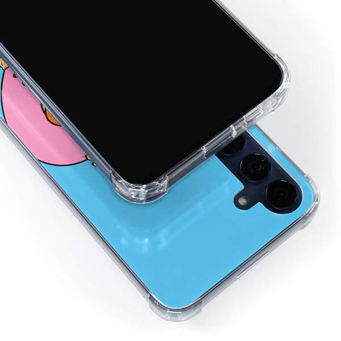 The Flinstones Bamm-Bamm and Pebbles Galaxy A55 5G Clear Case