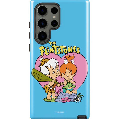 The Flinstones Bamm-Bamm and Pebbles Galaxy S23 Ultra Pro Case