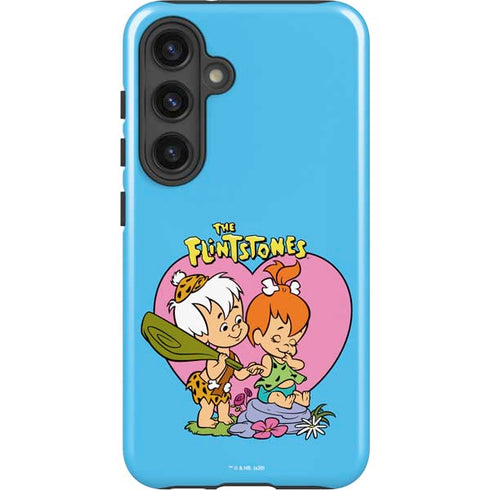 The Flinstones Bamm-Bamm and Pebbles Galaxy S25 Impact Case