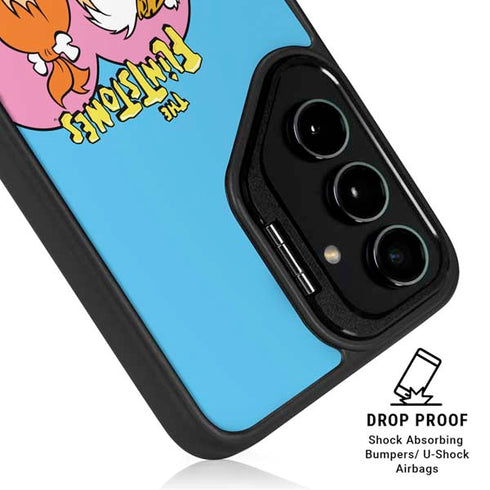 The Flinstones Bamm-Bamm and Pebbles Galaxy S24 Kickstand Case